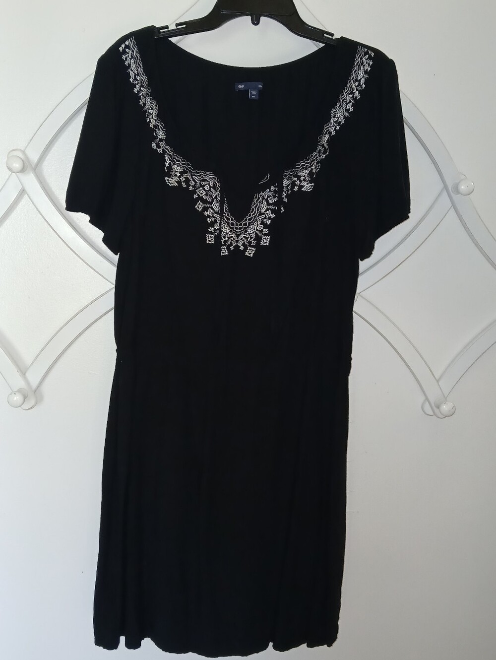 GAP Black Cinched At Waist  Sz XXL